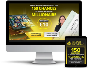 Grand Mondial Casino Canada - 150 Bonus Spins Chances $/€ 10 2021